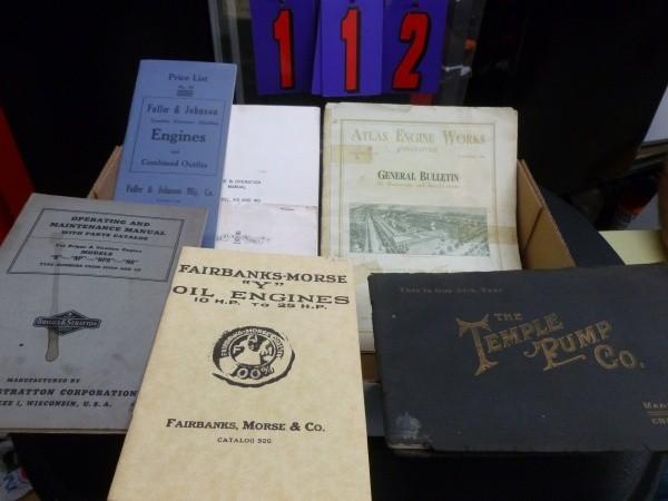 Flat of manuals. Atlas engines work...