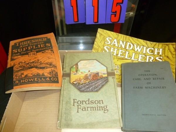 Flat of engine manuals of farm mach...
