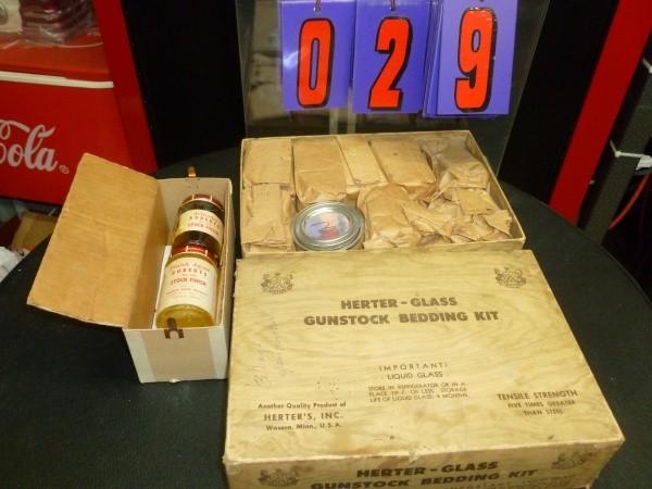 Herters glass gun stock bonding kit...