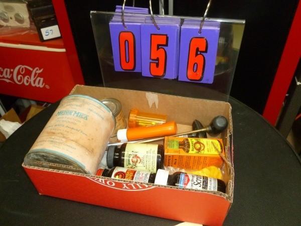 Box misc gun cleaning supplies and ...