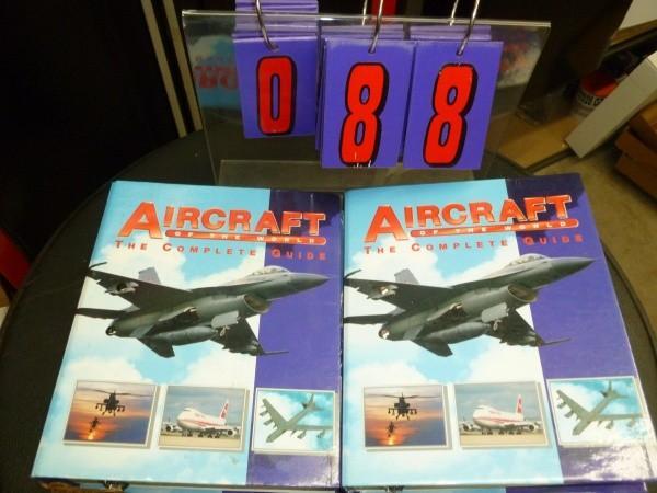 flat of 2 books of colored aircraft...