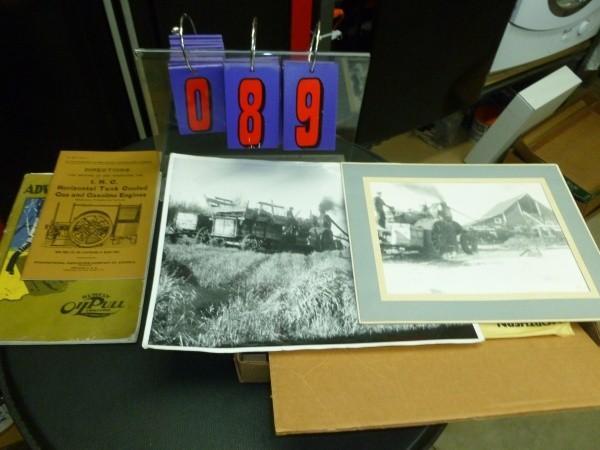 Vintage threshing machine photos. I...