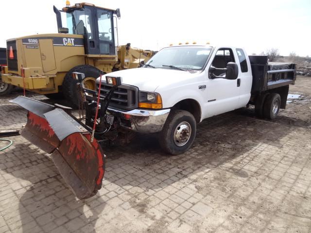 2001 Ford F-350 dually 1 ton dump t...