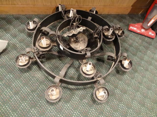 Vintage ceiling hanging light. Hold...