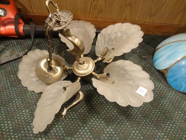 Decorative brass Ceiling lamp. Hol...