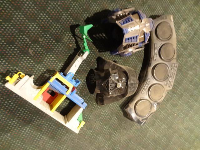 Bin of misc kids toys...