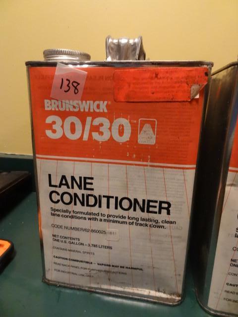 2 cans of Brunswick 3030 lane cond...