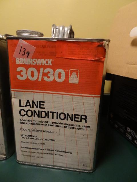 2 cans of Brunswick 3030 lane cond...