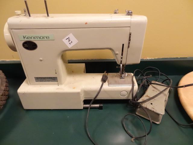 Kenmore sewing machine with foot sw...