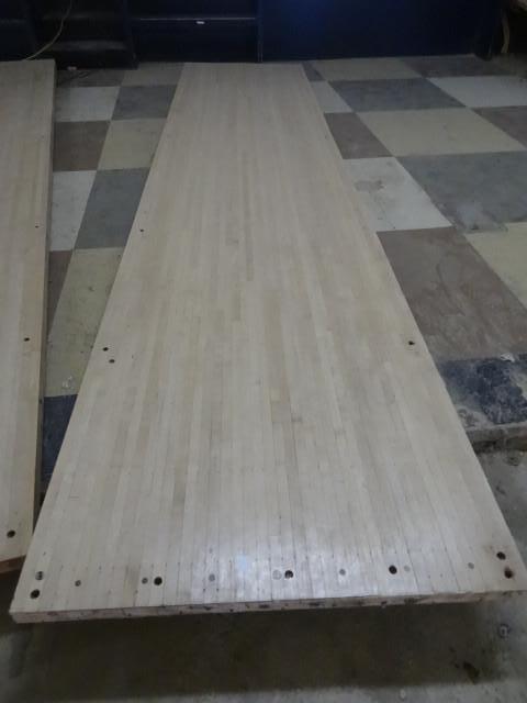 185 x 42 bowling lane section. 2 1...