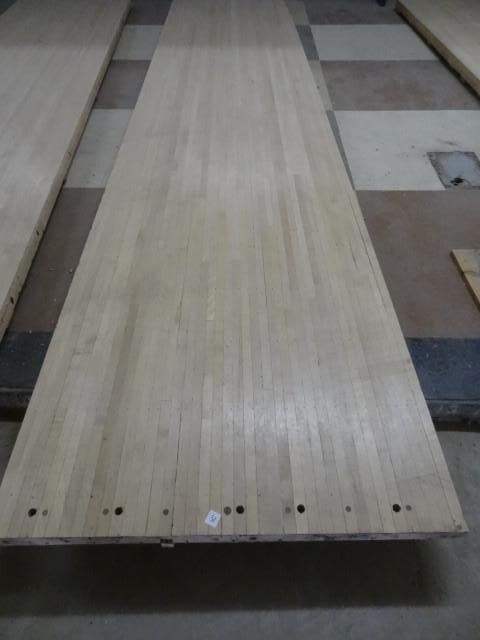 185 x 42 bowling lane section. 2 1...