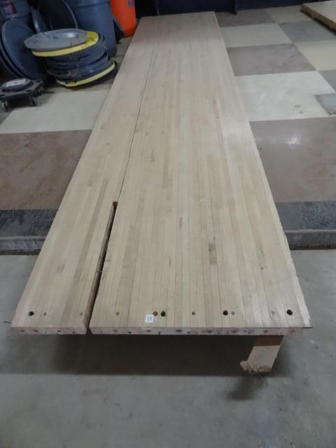 185 x 42 bowling lane section. 2 1...