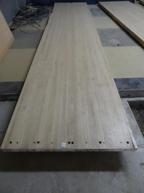 185 x 42 bowling lane section. 2 1...