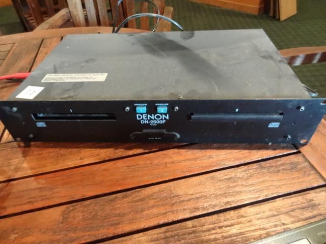 Denon 2500F compact disc player. Mi...