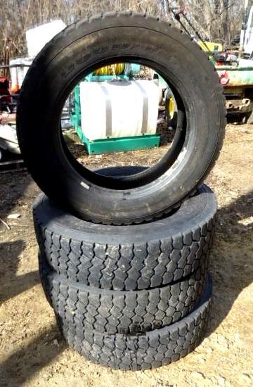 lot 20 image: Set of 4 - &nbspGoodyear Truck Tir...
