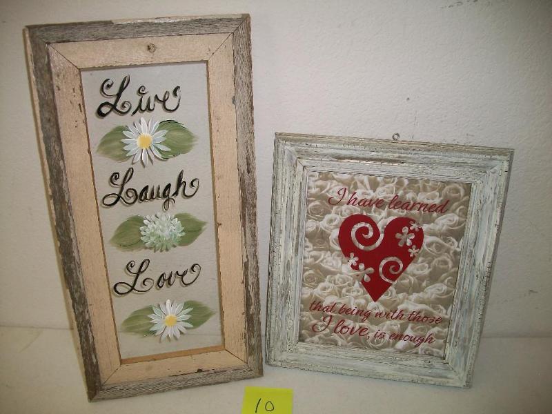 lot 10 image: This lot includes 2 framed art.&nbs...
