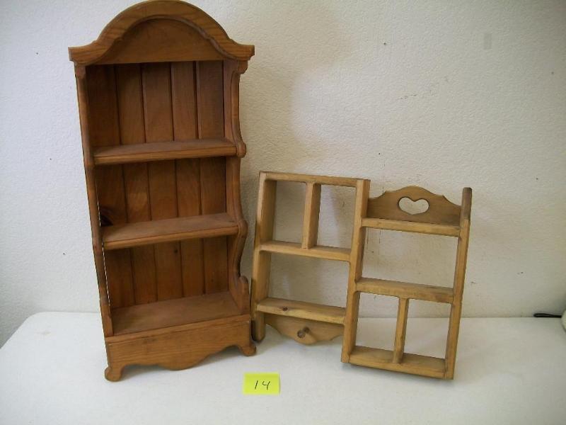 lot 14 image: This lot includes 2 shelf shadow bo...