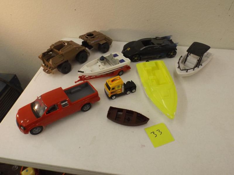 lot 33 image: This lot includes G.I. Joe, Batman,...
