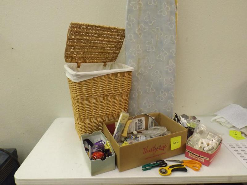 lot 66 image: This lot includes a Wicker clothes ...