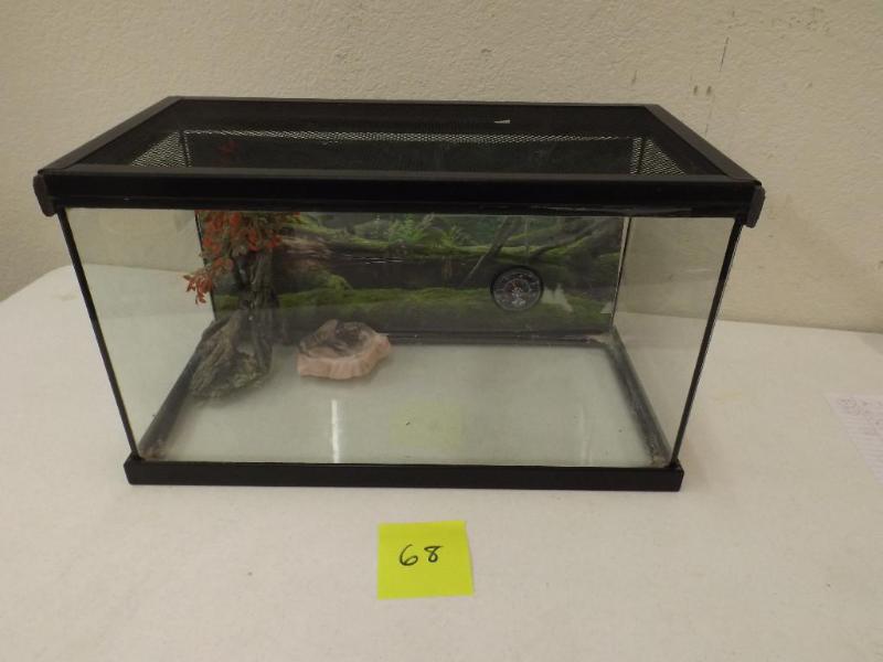 lot 68 image: Creature Habitat with thermometer, ...