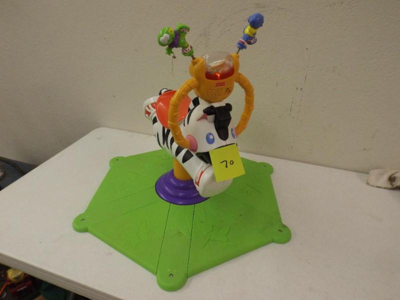 lot 70 image: Fisher Zebra Rider.  Super con...