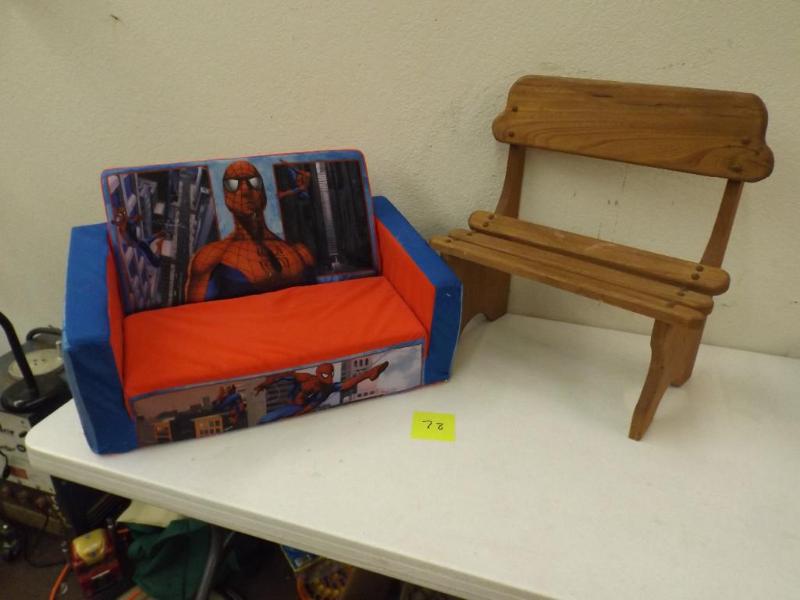 lot 78 image: Have a seat Kids Cool wooden k...