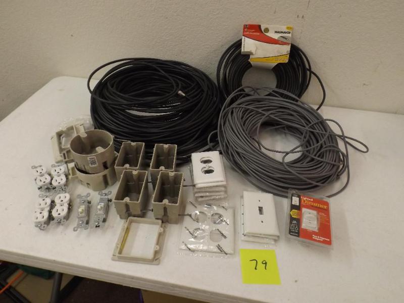 lot 79 image: Lets run some wire 100s of feet...