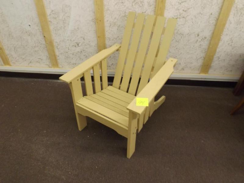 lot 94 image: Adirondack chair, needs a couple of...
