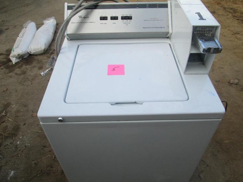 whirlpool washer has coin box and k...