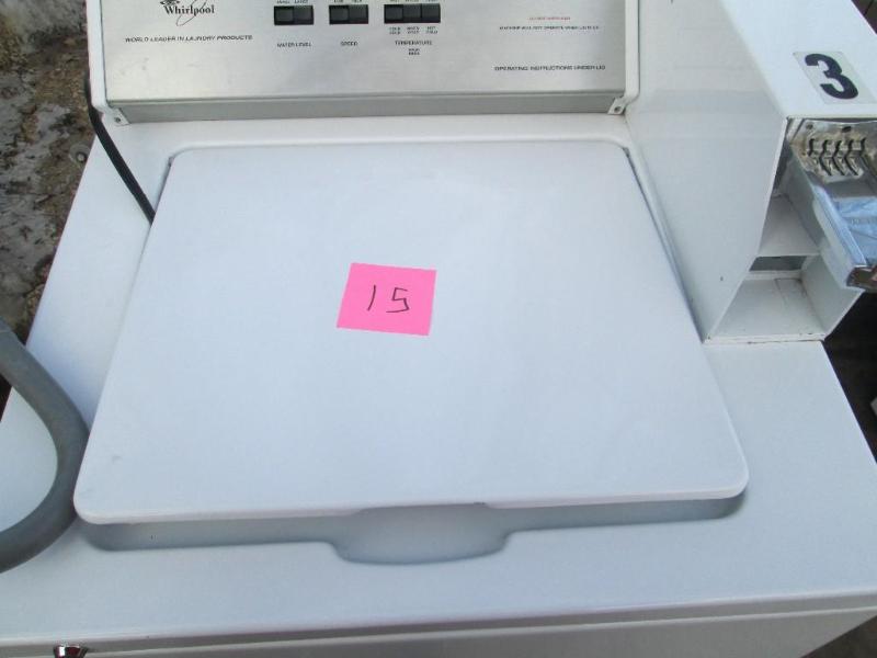 whirlpool washer has coin box and k...