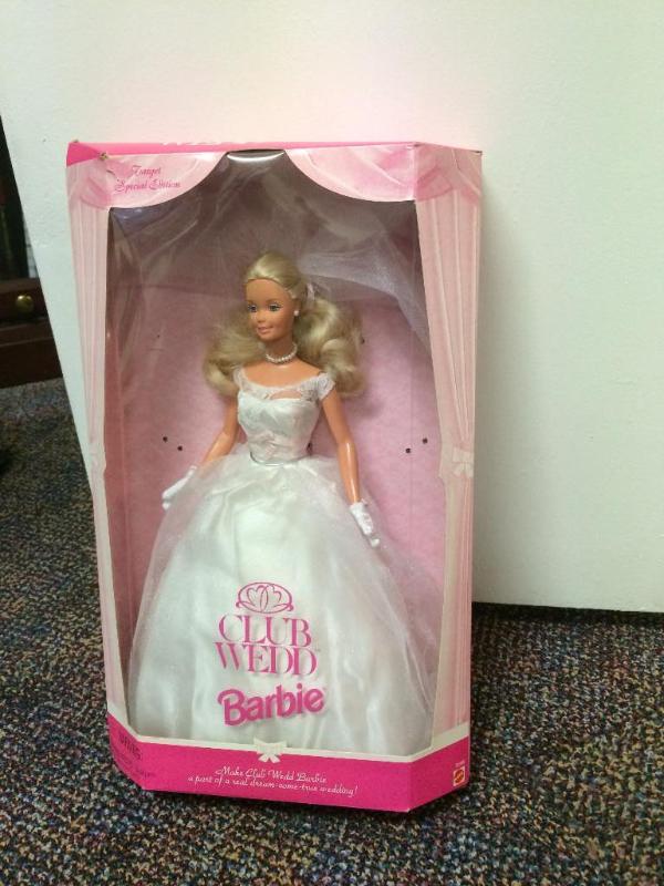 club wedd Barbie still in box...