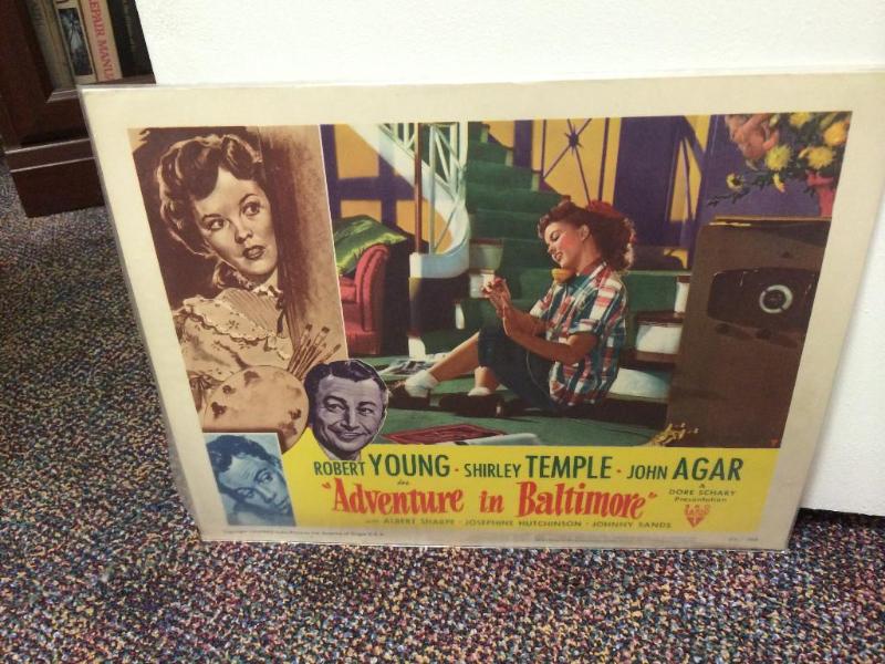 Shirley Temple movie poster...