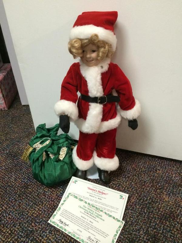 Shirley Temple Santa little helper ...