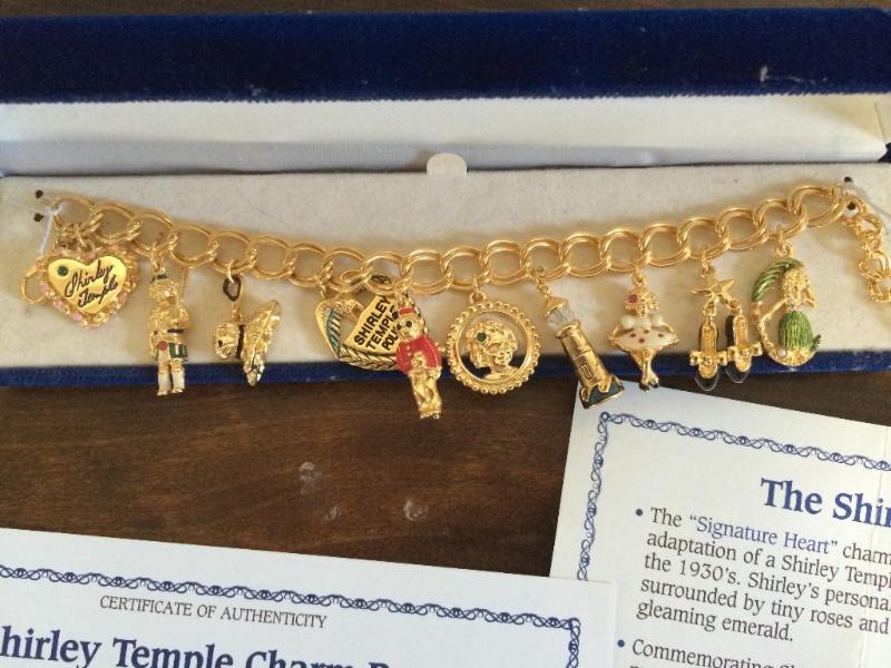 The Shirley Temple charm bracelet...