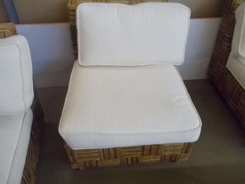 lot 5 image: Padmas Plantation armless chair.&n...