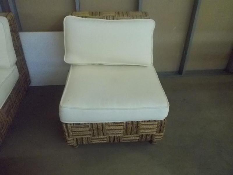 lot 6 image: Padmas Plantation armless chair.&n...