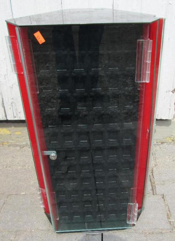 Spinning locking jewelery display, ...