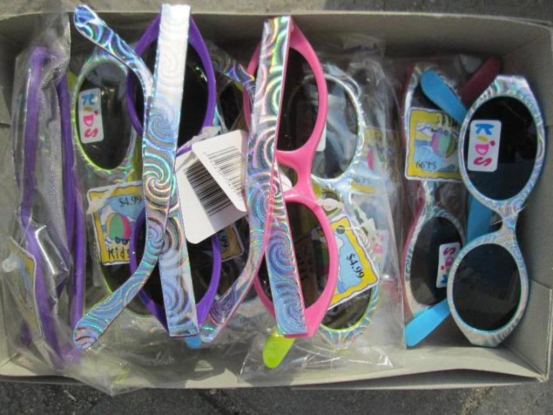 Box of 12 sunglasses, MSRP $4.99 EA...