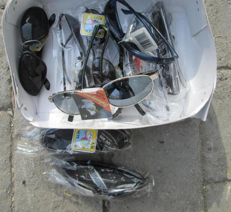Box of assorted sunglasses...