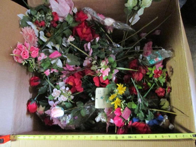 Large lot of new artificial flowers...