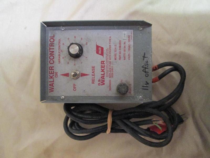 lot 115 image: Walker Control box. Model SCV-1.5 w...