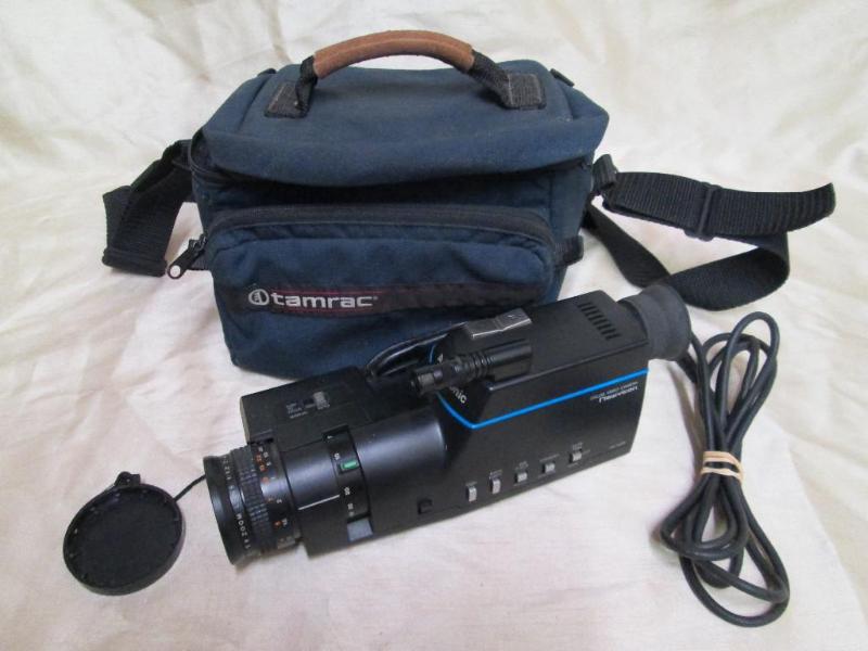 lot 122 image: Panasonic color video camera with c...