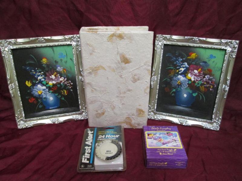 lot 139 image: Lot of nice paintings, photo book, ...