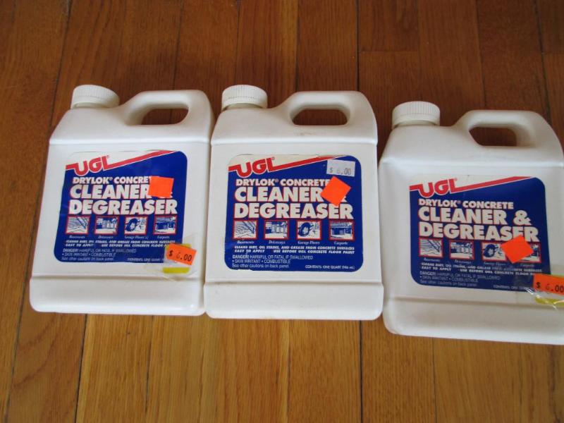 lot 143 image: 3 Ugl concrete degreaser...