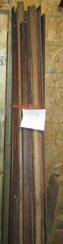 lot 146 image: Bundle of reclaimed trim wood, nice...