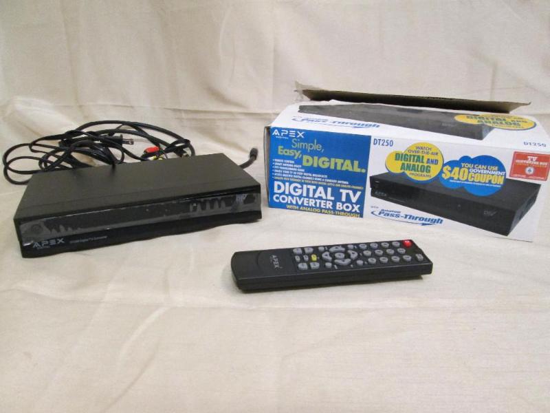 lot 147 image: Apex digital television converter b...