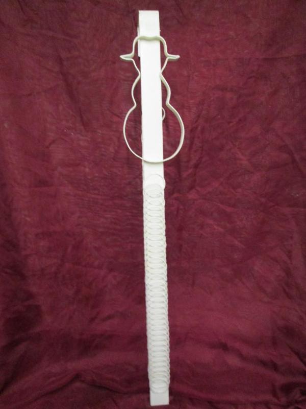 lot 154 image: Snowman holiday card holder with ov...
