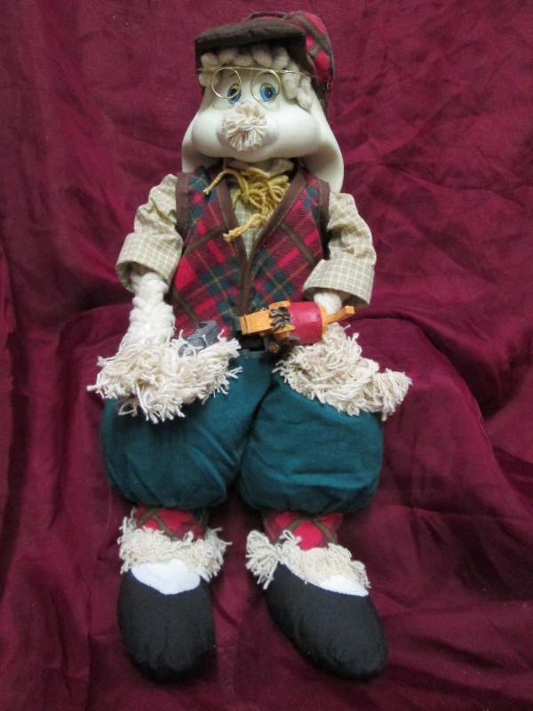 lot 155 image: Holiday bunny making toys. He has a...
