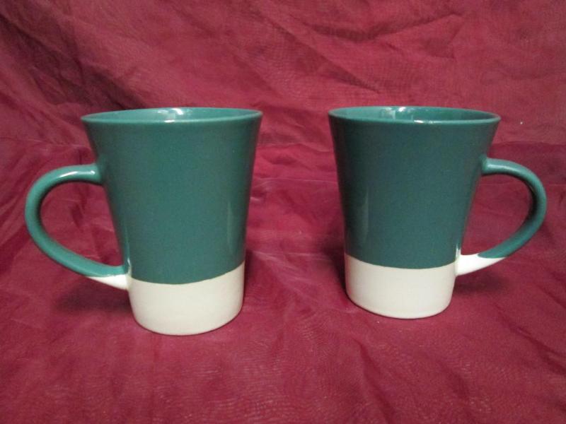 lot 193 image: Very nice set of green and cream co...