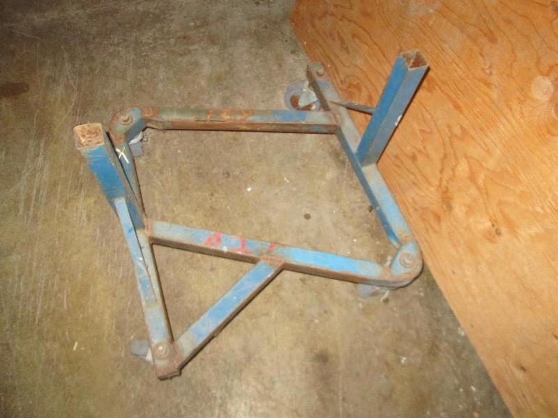 lot 307 image: 4 Caster wheeled base for a rack...